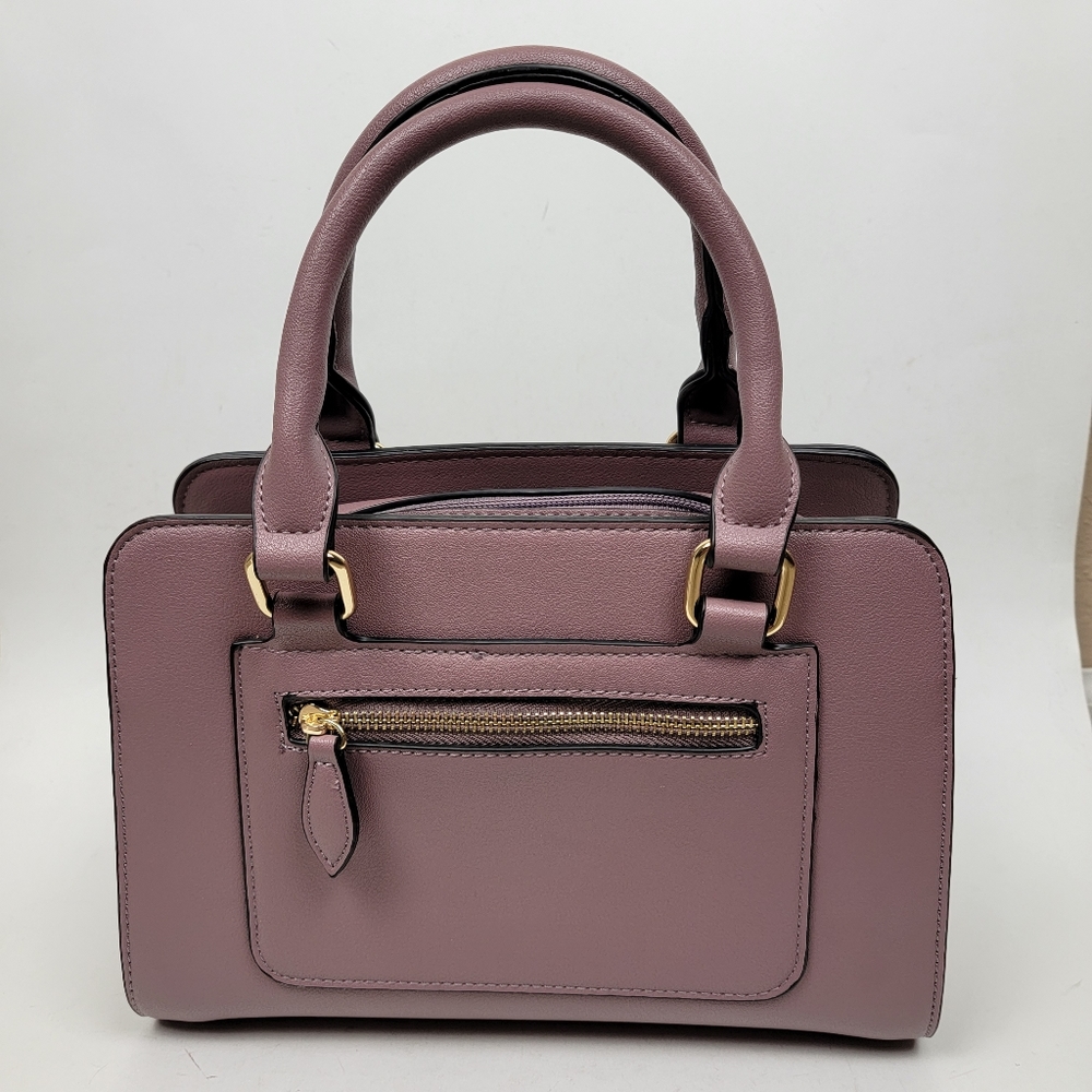 13. Unbranded Mauve Satchel Crossbody Bag Purse